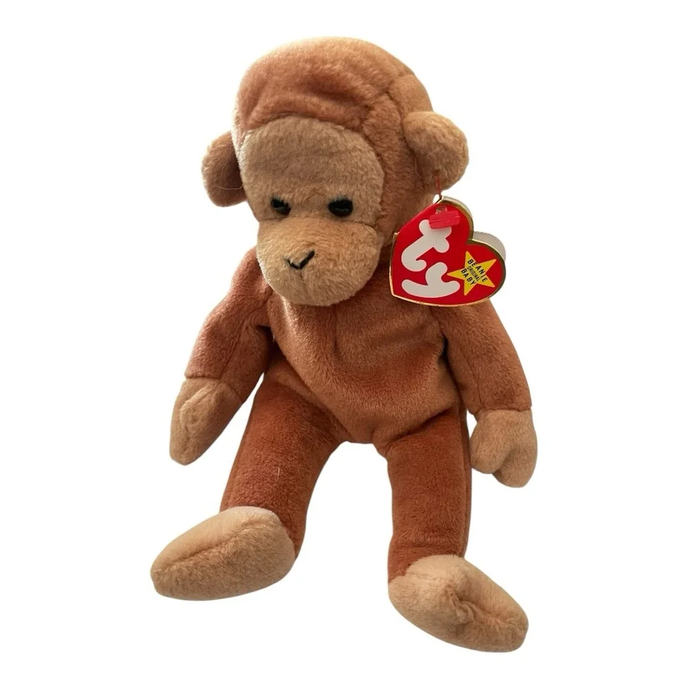Ty Beanie Baby Bongo The Monkey Toy‎